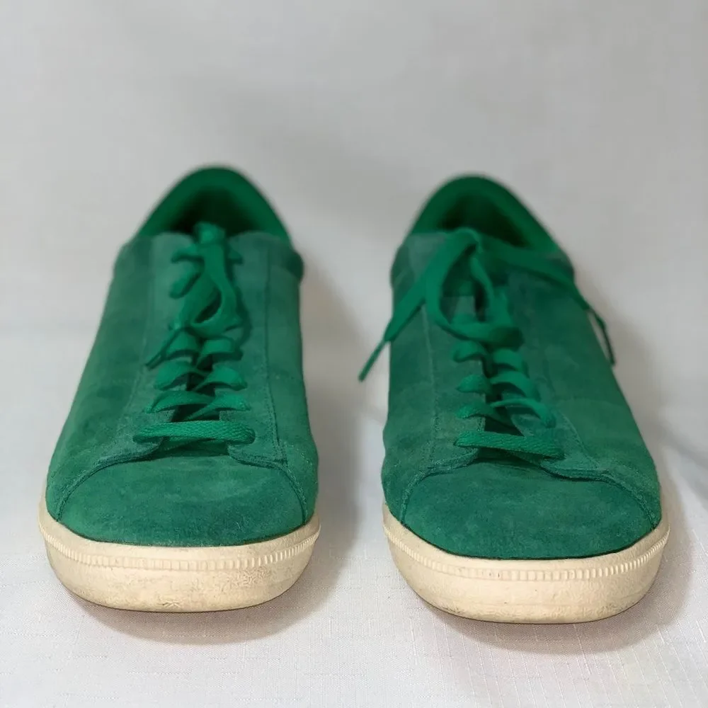 NIKE Men's Tennis Classic CS Premium Suede Sneakers Size 12 Pine Green Lace Up